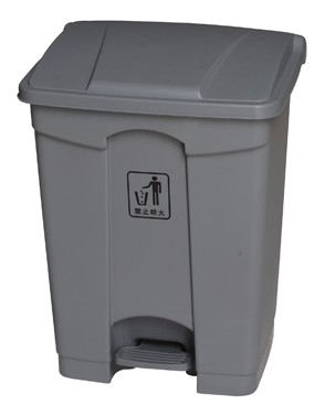 68L腳踏式垃圾桶,新型塑料垃圾桶(圖1)